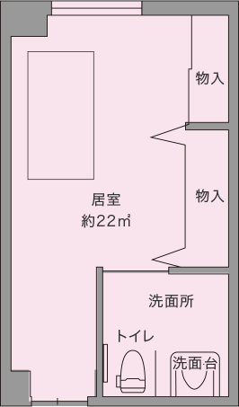 2階介護フロア見取り図